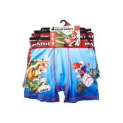 Super Mario Kart Boys Boxer Brief Underwear, 4-Pack, Sizes XS-XL