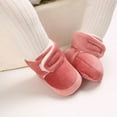 thumbnail image 3 of Newborn Baby Fleece Warm Boots Frist Walkers Shoes Infants Soft Sole Booties Snow Shoes, 3 of 8