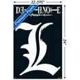 thumbnail image 3 of Death Note - L Symbol Wall Poster with Pushpins, 22.375" x 34", 3 of 3