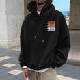 thumbnail image 1 of MHFRRA Sudaderas Casuales para Hombre para Uso Diario, Sudaderas Estampadas de Corte Relajado para Otoño E Invierno, Fáciles de Cuidar, Elegantes y Cómodas Negro, 1 of 4