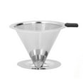 thumbnail image 2 of Dripper à Café en Acier Inoxydable Réutilisable pour la Randonnée Travellingmodel 02, 2 of 7