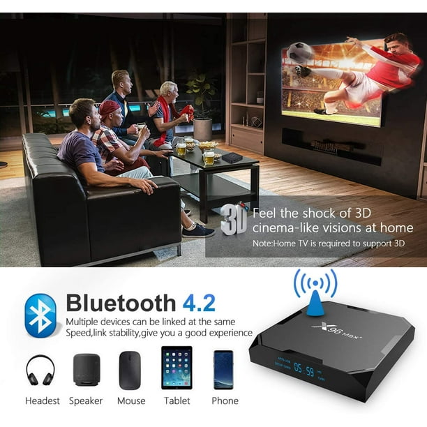 X96 Max Plus Amlogic Bluetooth Wi Fi Dual 4gb Ram 32gb.
