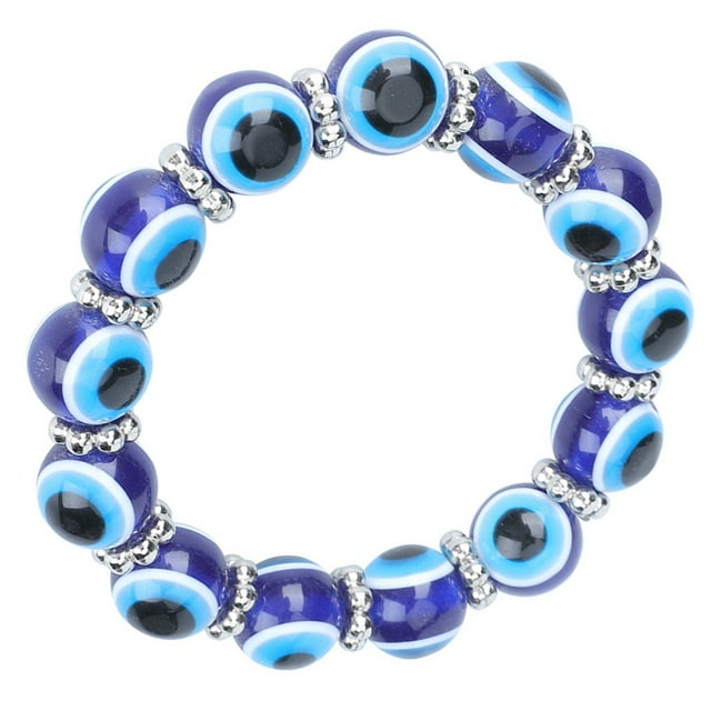 Pulsera De Ojo Azul, Pulsera Hecha A Mano Con Dije De Mal De Ojo, Amuleto Turco Con Cuentas Malvadas Para Mujeres, Hombres, Adolescentes, Niñas Y Niños, Protección