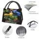 thumbnail image 4 of Fotbe Colorful Viper Snake Bolsa Térmica Portátil con Estampado, Bolsa de Entrega de Alimentos Aislada, Bolsa Reutilizable de Gran Capacidad para Comidas y Supermercado, 4 of 6
