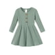 thumbnail image 1 of Vestido para Niña PATPAT Manga Larga Verde Claro 12-18M, 1 of 9