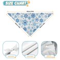 thumbnail image 6 of Dog Bandana 2 Pack,Blue Christmas Snowflake Pattern Bandanas for Dogs,Cat Bandana,Small/ Large Dog Bandana 2 Size,Dog Bandanas Girl Boy, 6 of 6