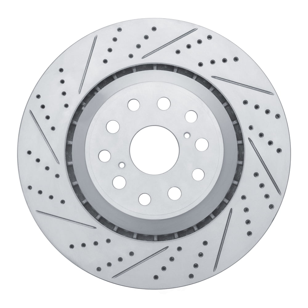 Dynamic Friction Company 830-75019D DFC Geoperformance Rotor - Drilled and Slotted