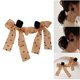 thumbnail image 4 of Moda Bowknot lazo pendientes colgante oreja larga cadena para mujeres niñas joyería boda creativa Salvador Earings de lunares de cinta, 4 of 7