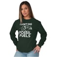 thumbnail image 4 of Save Earth Global Warming Go Green Long Sleeve TShirt Men Women Brisco Brands 3X, 4 of 6