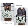 thumbnail image 6 of FORMRS 16" Laptop Bag Carrying Sleeve Case with Handle Travel Shoulder Briefcase, Darker Leafy Pattern, 6 of 8