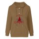 thumbnail image 4 of Sudaderas Con Capucha de Navidad Para Mujer Moda Otoño Invierno Imprimir Orejas Linda Manga Larga Odeerbi ODB190896, 4 of 5