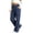 Sky Blue, variant on Jalioing Cargo Sweatpants for Teen Girl Loose Straight Leg Elastic Waist Pants Casual Thermal Fleece Lined Trousers