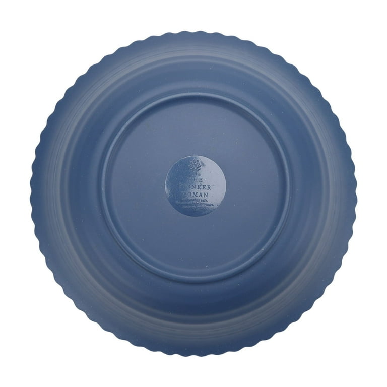 The Pioneer Woman Daisy Bamboo Melamine Dinnerware Set Blue 12