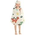 thumbnail image 7 of Cute Colorful Dinosaur Animal Kids Hooded Beach Towel Baby Bath Poncho Towels with Hood Absorbent 50"x23.5" for Pool Swimming, 7 of 7