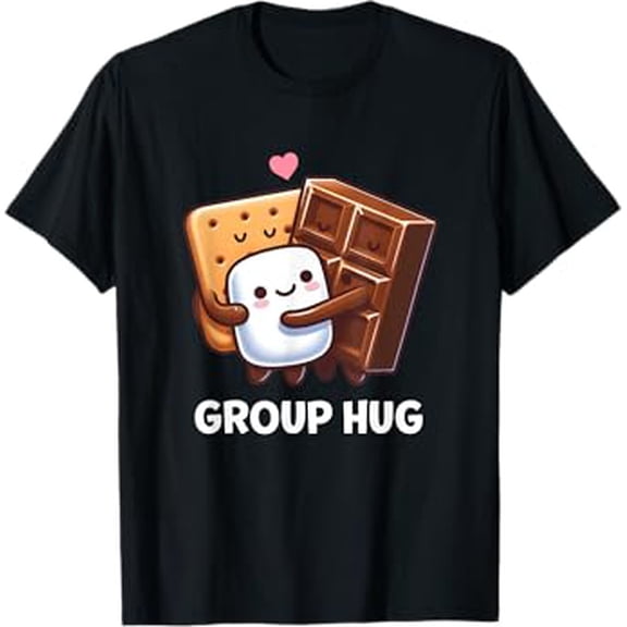 Funny Camping Smores Group Hug Shirt Cute S'mores T-Shirt