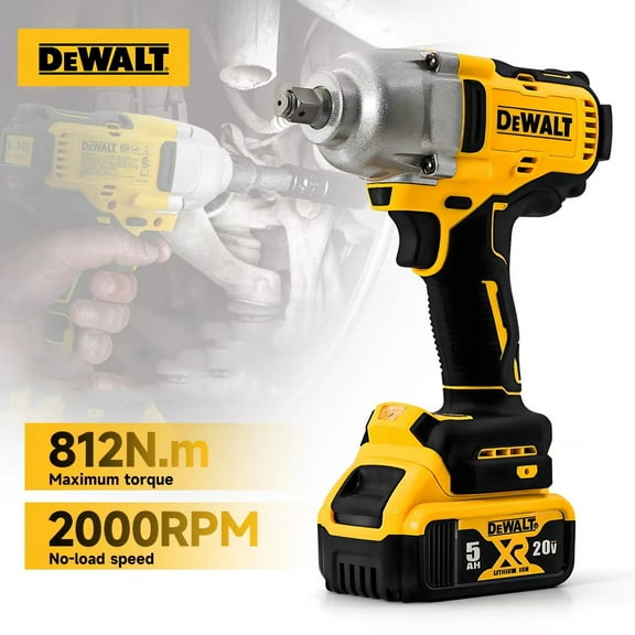 HNLJ DCF900 20V MAX Cordless Impact Wrench, 1/2 in, impact wrench & Batteries & Chargers