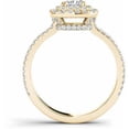 thumbnail image 3 of 1-1/4 Carat T.W. Diamond Double Halo 14kt Yellow Gold Engagement Ring, 3 of 5