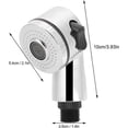thumbnail image 4 of 1pcs Generic Shower Head, Hair Salons Spray Head Shampoo Detachable Water Saving Jet Pedicure Chair Hand Wash Water Flexible Tube Diverter Adapter Sid, 4 of 4