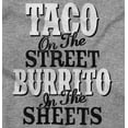 thumbnail image 2 of Raunchy Funny Tacos Tuesdays Burritos Men's Graphic T Shirt Tees Brisco Brands L, 2 of 6