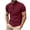 D-110 Burgundy Wine, variant on White Fishnet Basic Workout Gym Brunch Jogger Outfits for Man Fall Summer Short Sleeve Crewneck High Neck Outfits Sweatshirt Man Button 2026 Clothing Fashion M