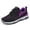 Dark Purple, variant on Womens Sneakers Comfortable Lightweight Wide Width Zero Drop Womens Work Shoe Gym Workout Athletic Casual Shoe