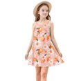 thumbnail image 4 of FAHXNVB Cami Dress for Girls Cute Graphic Print Sleeveless A-Line Swing Casual Dresses Summer Fashion Comfy Beach Dress 4-15 Years, 4 of 8