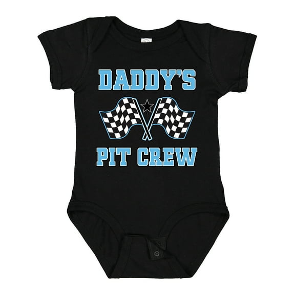 Inktastic Daddys Pit Crew Boys Racing Boys Baby Bodysuit