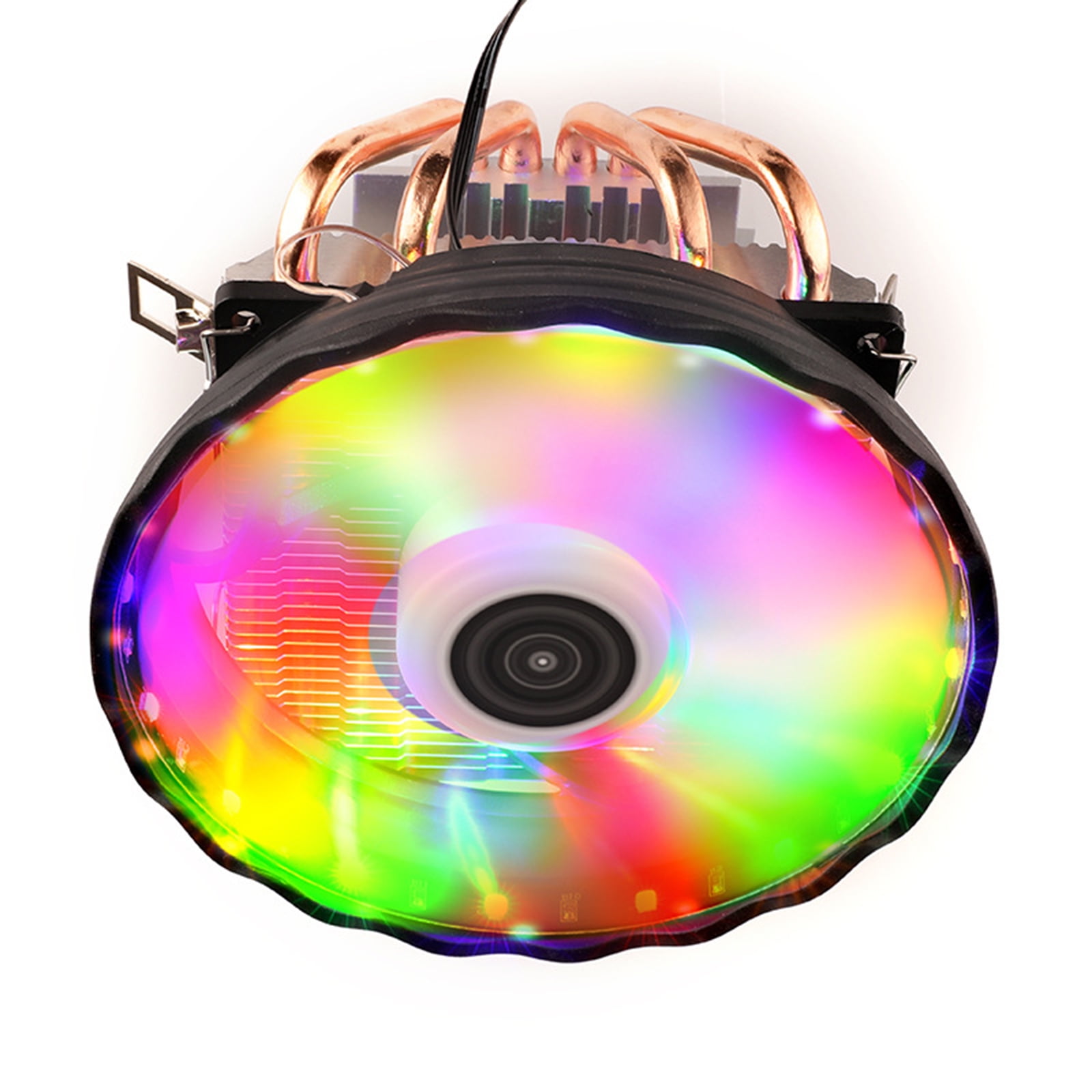 2/4 Heat Pipes CPU Cooler 4 Pin PWM RGB Quiet for LGA 2011 775 1200 1150 1151 1155 X79 X99 AM3 AM4 CPU Cooling Fan