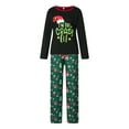 thumbnail image 2 of Fiomva Christmas Pajamas for Family 2023 Plus Size Matching Christmas Pjs Family Set Reindeer Print Holiday Sleepwear Outfit, 2 of 9