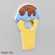 thumbnail image 5 of Abrebotellas de Metal de silicona con imán para refrigerador, 3 uds., para coque, barman, cocina, artículos de bar, novedad de Metal, forma divertida y bonita (helado), 5 of 5