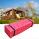 thumbnail image 4 of Foldable Sleeping Mat Soft PVC Thickened Double Egg Crate Sleeping Pad for Outdoor Camping Red Black 186x57, 4 of 5