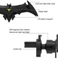 thumbnail image 4 of Zootealy Unique Bat Design Gravity Car Phone Holder | Flexible Rotation & Universal Fit | Cool Car Accessory and Gift for Men | Upgraded Version with Double Bat Wings | Black ABS Material, 4-6.5 Inch, 4 of 7