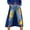 Yellow07, variant on Karymi Jeans for Women High Waist Floral Print, Large Flower Pattern Loose Wide Leg Denim Trousers with Side Pockets