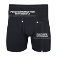 thumbnail image 3 of Calzoncillos tipo bóxer Gildan de Underwear para hombre, color negro, paquete de 10, 3 of 6