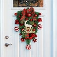 thumbnail image 4 of Christmas Red Fruit Christmas Wreath Outdoor Courtyard Decorations, 4 of 12