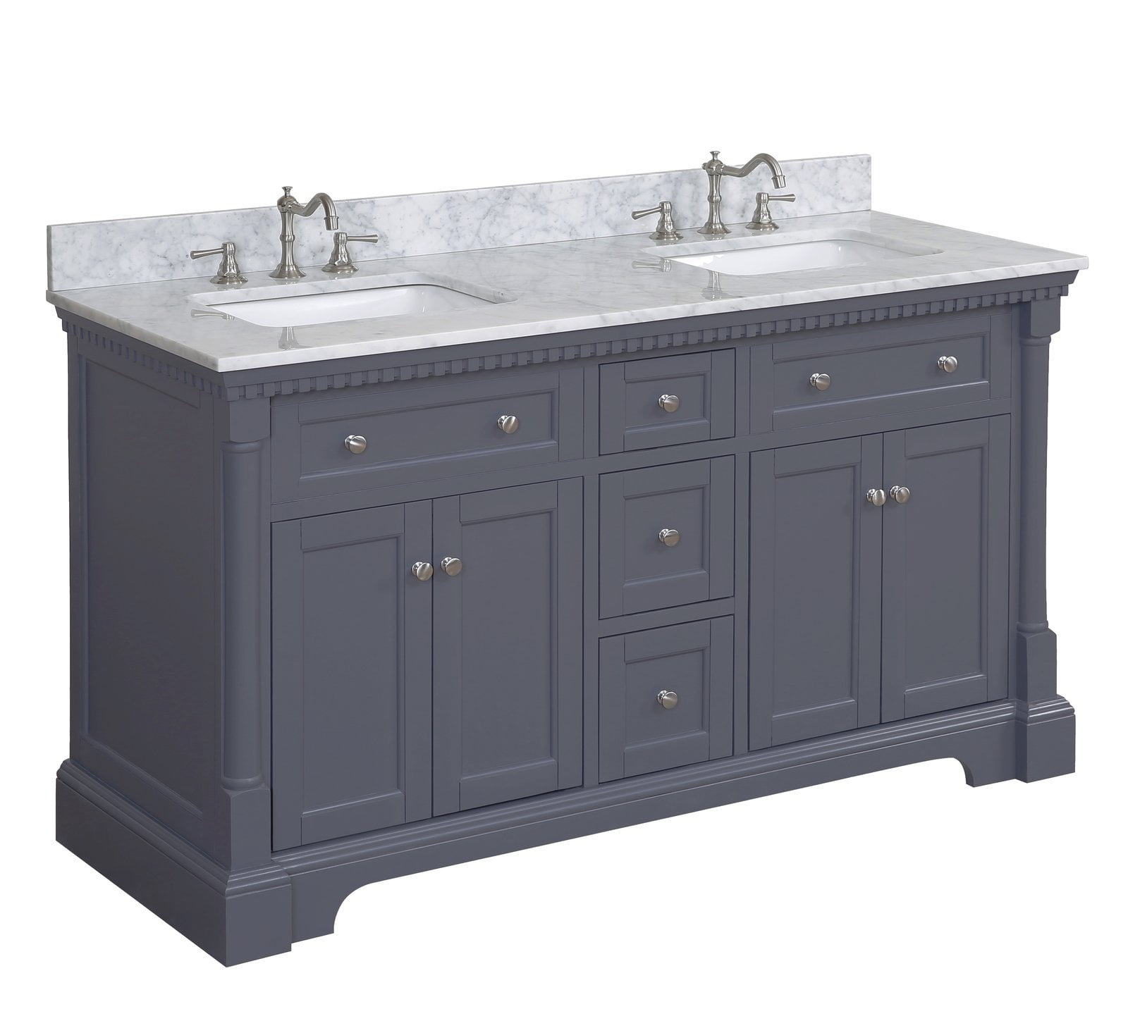 Sydney 60 Double Bathroom Vanity Walmartcom Walmartcom