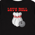 thumbnail image 4 of Inktastic Let's Roll Bowling Boys or Girls Long Sleeve Toddler T-Shirt, 4 of 5