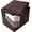 Brown, variant on Storage Ottoman, Folding Foot Stool with Thicker Foam Padded Seat Small Leather Storage Ottoman Bench Foot Rest for Living Room Foldable Coffee Table