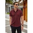 thumbnail image 2 of COOFANDY Mens Dress Shirts Button Down Short Sleeve Cooling Shirts Summer Shirts Casual T Shirts, 2 of 5
