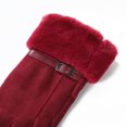 thumbnail image 2 of Women's Winter Warm Fleece Thick Windproof Touch Screen Cycling Gloves One Size, 2 of 6