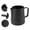 Black, variant on Rupoun Black 14.2oz/420ml Stainless Steel Milk Frothing Pitcher Espresso Steaming Cup