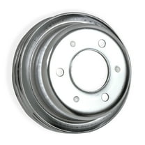 Mr Gasket 8830MRG Chrome Plated Steel Crankshaft Pulley