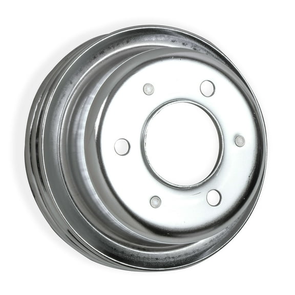 Mr Gasket 8830MRG Chrome Plated Steel Crankshaft Pulley