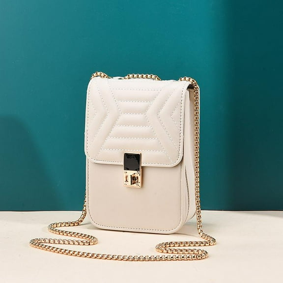 IELGY Korean version mobile phone bag, messenger shoulder bag, messenger small square bag.