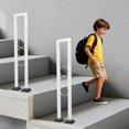 thumbnail image 6 of 17*90cm U-Shaped Stair Handrail 2 Pcs Stair Handrail Carbon Steel Stair Handrail for Indoor Stairs, Porch, 6 of 15