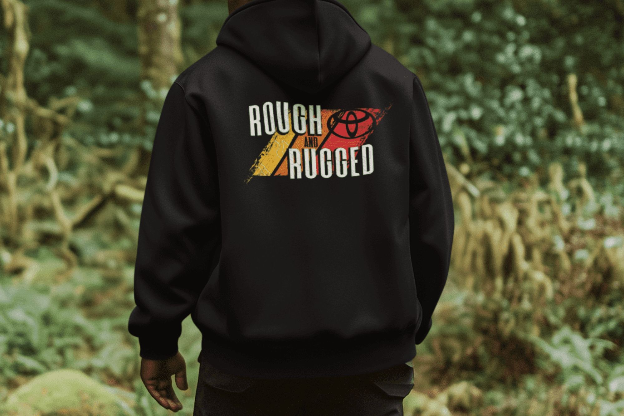 Toyota Rough and Rugged Zip-Up Hoodie