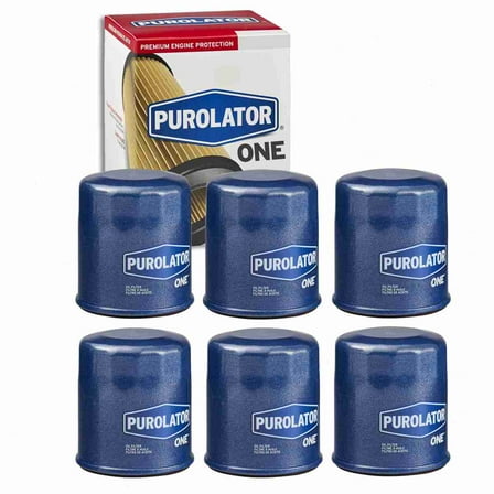 6 pc Purolator ONE PL14615 Engine Oil Filters for Oil Change Lubricant Filters Fits select: 2001-2023 SUBARU FORESTER, 2008-2023 SUBARU OUTBACK