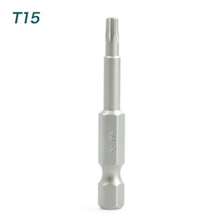 

BAMILL 1pc alloy steel 50mm long Torx screwdriver bit 1/4\\ hexagon handle T5-T40