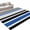 Blue, variant on Area Rugs 3'x5', Navy Blue Black Stripe Carpet Runner Indoor Outdoor Rugs Home Decor Aesthetic, Modern Abstract Coarse Striped Non Slip Mats Washable Accent Rug for Living Room Bedroom