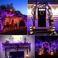 thumbnail image 2 of Morttic 2 Pack Purple String Lights 16.4Feet 50 LED Battery Operated Waterproof Mini Fairy Lights Show with 8 Modes for Outdoor Indoor Patio Xmas Tree Birthday Party Holiday Christmas Decorations, 2 of 8